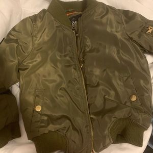 Toddler bomber jacket